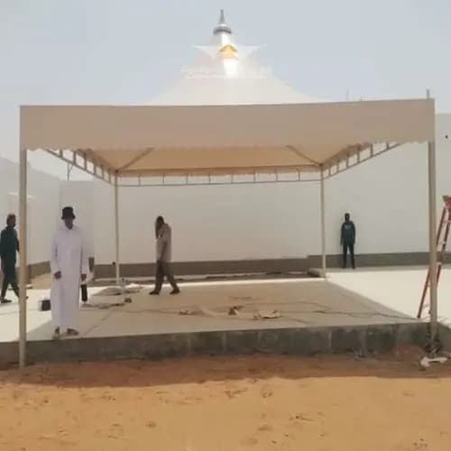 توريد وتركيب قماش مظلات بجدة |  2026 خامات أصلية وضمان معتمد