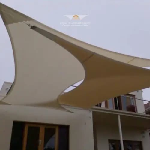 تركيب مظلات الشد الإنشائي